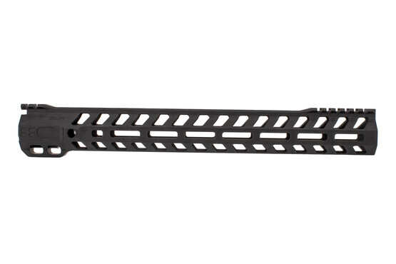 SLR Rifleworks 15.2" Ion HDX AR-15 handguard with interrupted top rail features M-LOK on four sides and a black finish